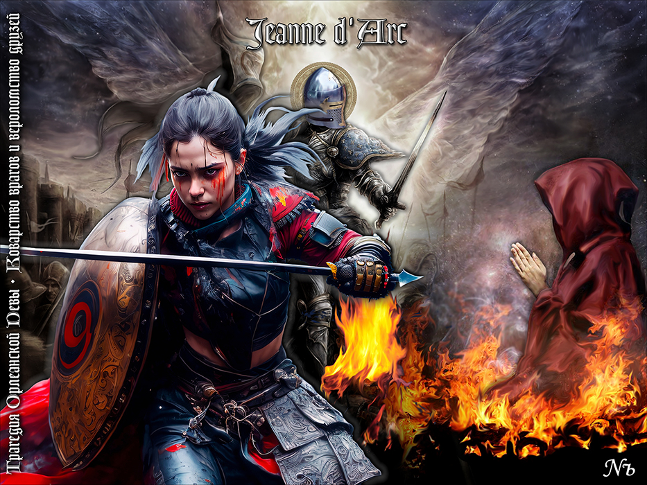 Nozhelman. Трагедия Орлеанской Девы. Коварство врагов и вероломство друзей